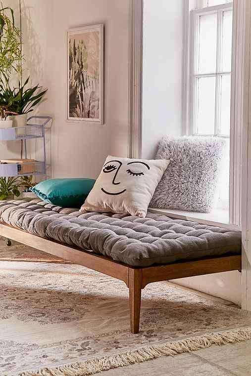 Urban Outfitters Iris Bed Roll,grey,one Size