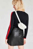 Urban Outfitters Rainbow Canvas Belt Bag,multi,m/l
