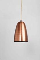 Urban Outfitters 4040 Locust Copper Pendant Light,blue,one Size