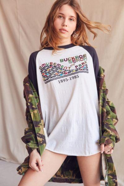 Uo Design X Urban Renewal Stitched Amusement Park Baseball Tee
