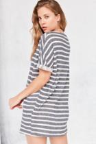 Urban Outfitters Bdg Terry Stripe T-shirt Dress