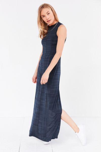 Silence + Noise Mock Neck Maxi Dress