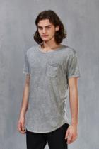 Urban Outfitters Mineralized Long Scoopneck Tee