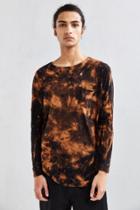 Urban Outfitters Us Rags Curved Hem Long Sleeve Tee
