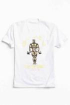 Urban Outfitters Gold's Gym Logo Tee,white,xl