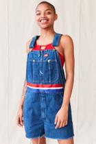 Urban Renewal Vintage Dickies Red White + Blue Shortall Overall