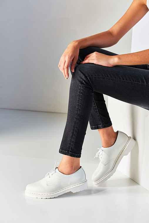 Urban Outfitters Dr. Martens 1461 Mono 3-eye Oxford,white,10