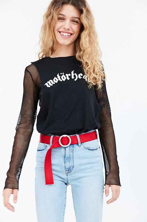 Urban Outfitters Topo Designs Web Belt,red,one Size