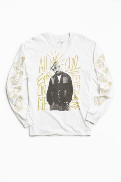 Urban Outfitters 2pac All Eyez Long Sleeve Tee