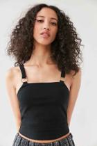 Urban Outfitters Silence + Noise Jayleen O-ring Tank Top,black,s