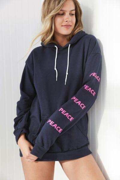 Silence + Noise Peace Hoodie Sweatshirt