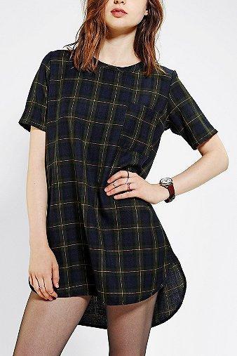 Otis & Maclain Zuma Plaid Tee Dress