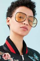 Urban Outfitters 1979 Aviator Sunglasses,brown,one Size