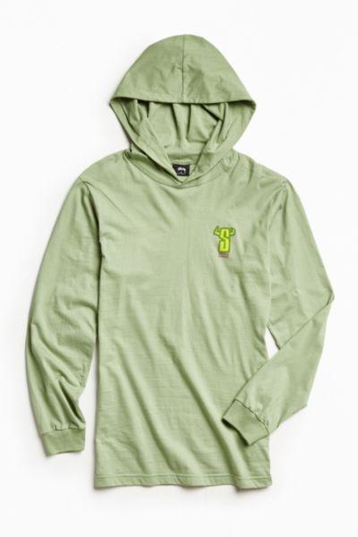 Urban Outfitters Stussy S-horns Hooded Long Sleeve Tee