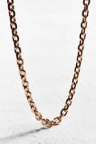 Urban Outfitters Seize & Desist Anchor 30 Chain Necklace,bronze,one Size