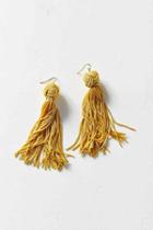 Urban Outfitters Vanessa Mooney Astrid Knotted Tassel Earring,gold,one Size