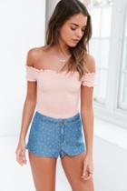 Urban Outfitters Bdg Dolphin Dotted Low-rise Soft Short