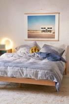 Urban Outfitters Luka Wood Platform Bed,light Brown,queen