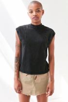 Urban Outfitters Silence + Noise Dyna Mock Neck Muscle Tee
