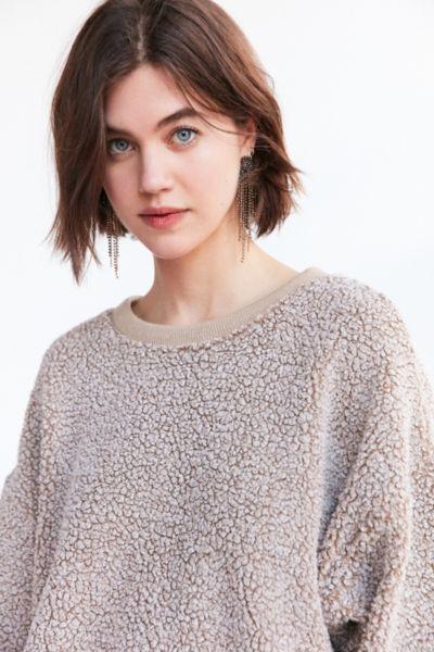Urban Outfitters Silence + Noise Fluffy Pullover Sweatshirt