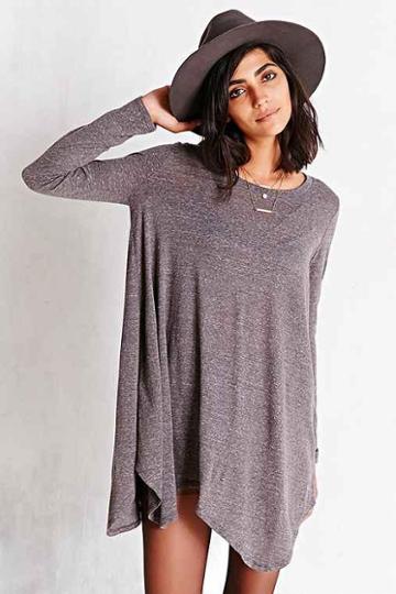 Bdg Heathered Shark Bite T-shirt Dress