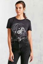 Urban Outfitters Truly Madly Deeply Yin-yang Koi Tee,black,l