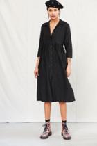 Urban Outfitters Urban Renewal Remade Linen Button-down Babydoll Dress
