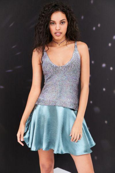 Urban Outfitters Silence + Noise Madison Shine Sweater-knit Tank Top