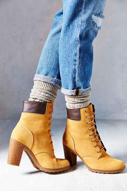 Timberland Glancy Wheat Heeled Boot
