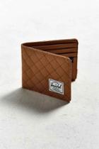 Urban Outfitters Herschel Supply Co. Quilted Roy Bi-fold Wallet,taupe,one Size