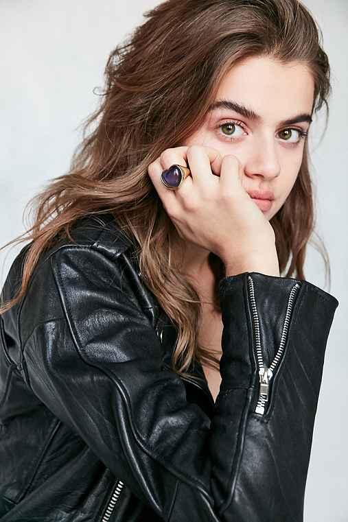 Urban Outfitters Heart Mood Ring,gold,6