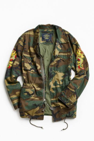 Urban Outfitters Alpha Industries X Uo Double Dragon Tour Field Jacket