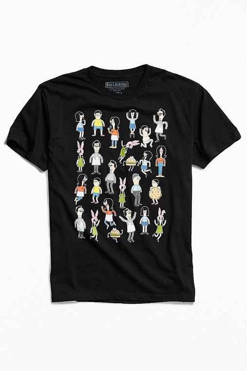 Urban Outfitters Bob's Burgers Jay Howell Tee,black,l