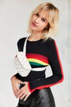 Urban Outfitters Rainbow Canvas Belt Bag