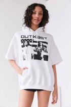 Urban Outfitters Outkast Short-sleeve Hoodie Sweatshirt,white,s