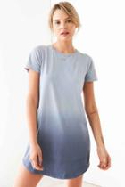 Urban Outfitters Bdg Morisette T-shirt Dress,blue Multi,s