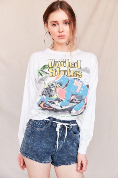 Urban Outfitters Vintage United States Racing Long Sleeve Tee