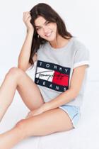 Urban Outfitters Tommy Jeans For Uo Short-sleeve Sweatshirt