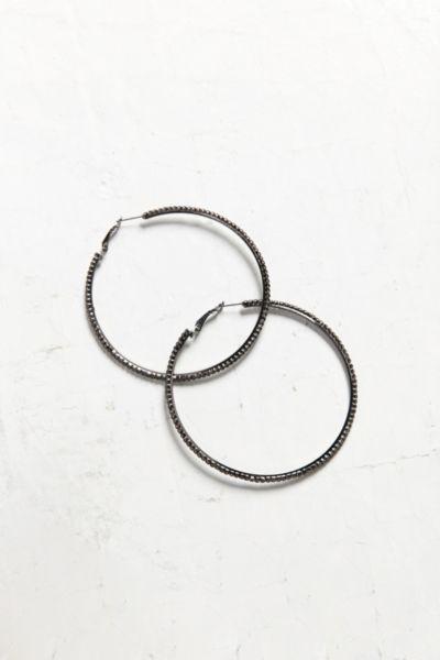 Urban Outfitters Lana Large Rhinestone Hoop Earring