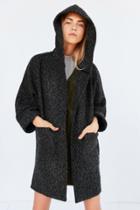 Urban Outfitters Bdg Alessi Boucle Relaxed Hooded Coat