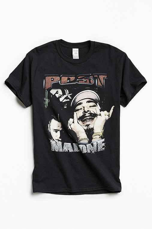 Urban Outfitters Post Malone Hip-hop Tee,black,s