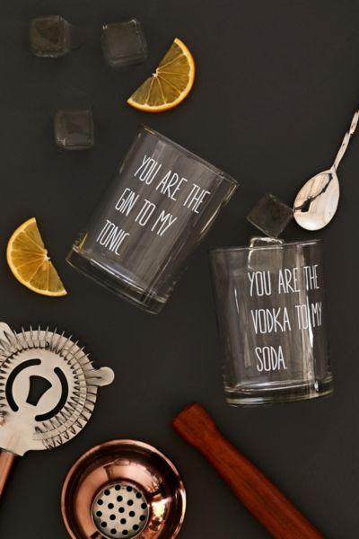 Urban Outfitters You Are The Rocks Cocktail Glasses Set