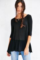 Urban Outfitters Silence + Noise Lisa Drop Waist Tunic Top