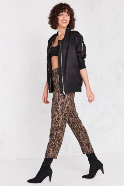 Urban Outfitters Silence + Noise Bridgitte Leopard Pull-on Pant