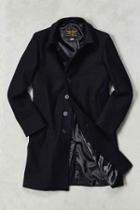 Urban Outfitters Schott Officer's Trench Coat,navy,l