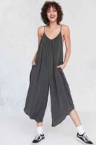 Urban Outfitters Silence + Noise Winona Oversized Jumpsuit,grey,xs