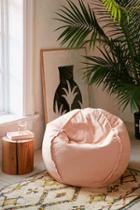 Urban Outfitters Exposed Seam Bean Bag Chair,rose,one Size