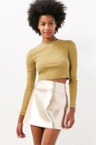 Urban Outfitters Silence + Noise Beverly Thermal Cropped Top