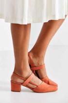 Urban Outfitters Intentionally Blank Jess Slingback Heel,orange,10