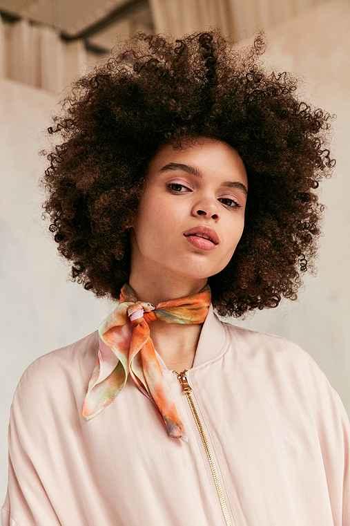 Urban Outfitters Tie-dye Bandana,cream Multi,one Size
